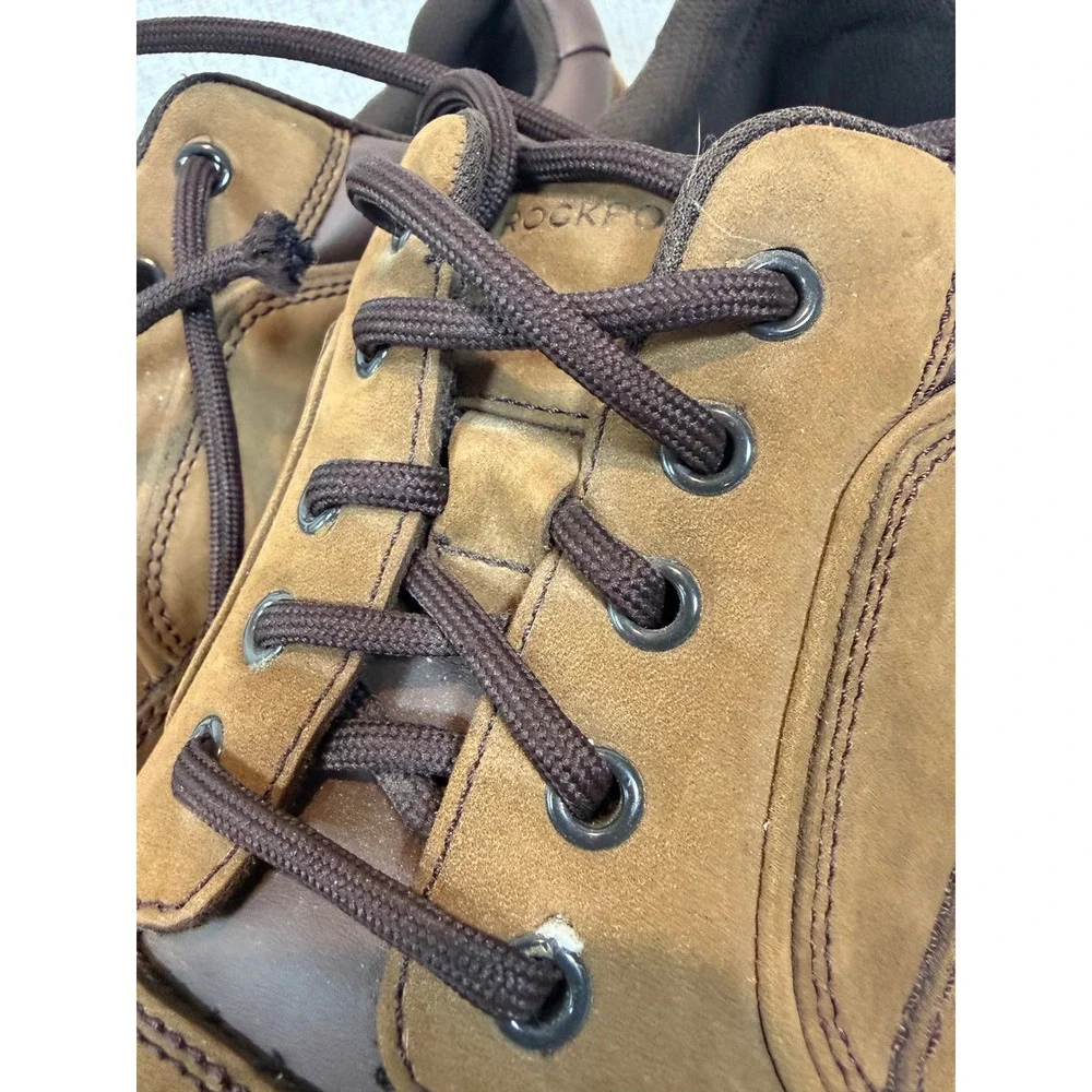 Rockport Eureka Walking Shoes‎ Mens 13W Sneaker Lace Up Leather Brown K71202